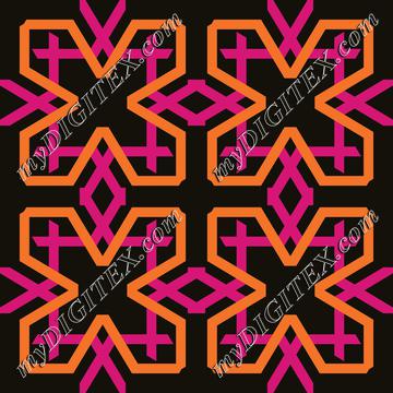 Pink orange shapes