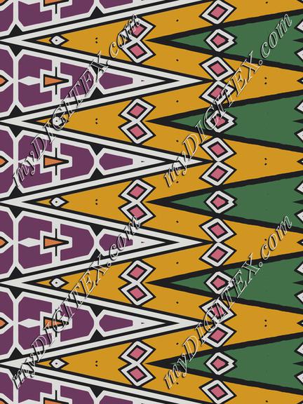 Rhombus and chevrons