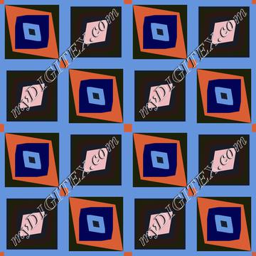 Rhombus in squares pattern