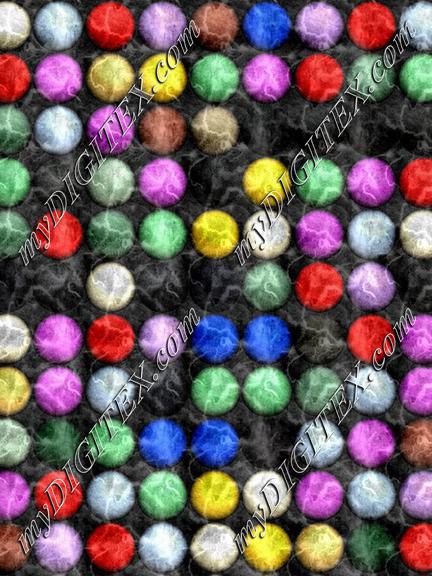 Colorful circle buttons