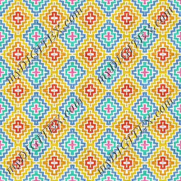 Colorful shapes pattern