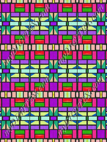 Colorful shapes pattern
