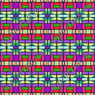 Colorful shapes pattern