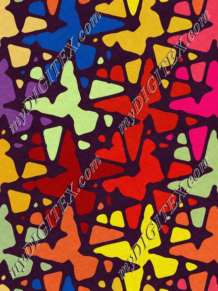 Colorful shapes pattern