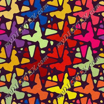Colorful shapes pattern