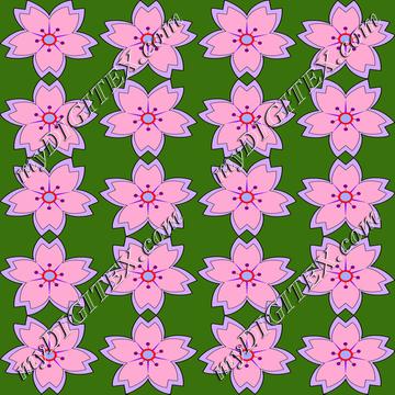 Purple flowers pattern