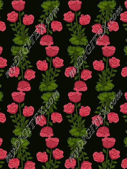 Red roses pattern