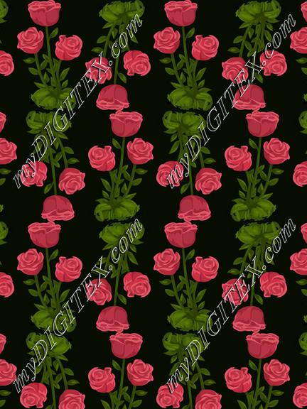 Red roses pattern