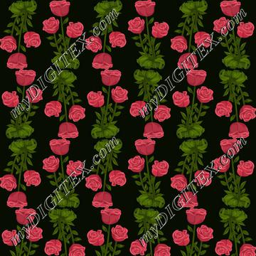 Red roses pattern