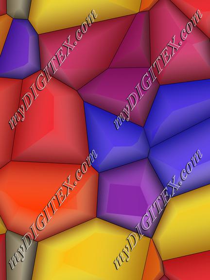 3d colorful shapes