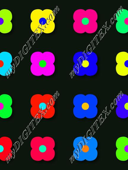 Colorful floral pattern