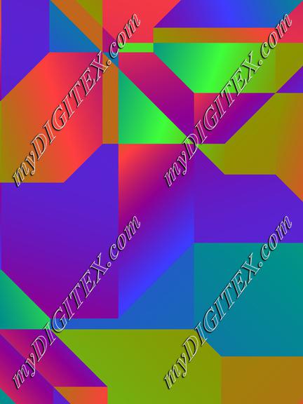 Colorful gradient shapes