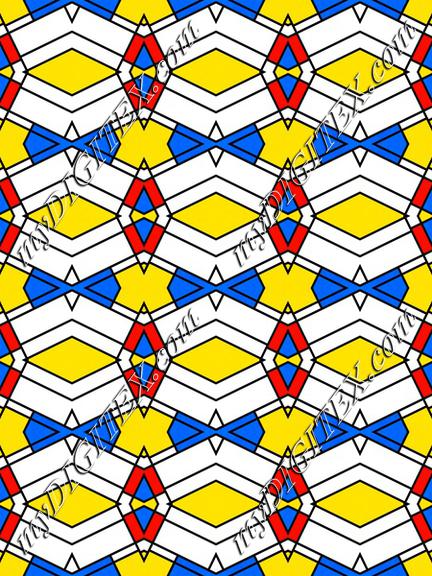 Colorful rhombus chains