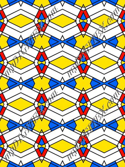 Colorful rhombus chains