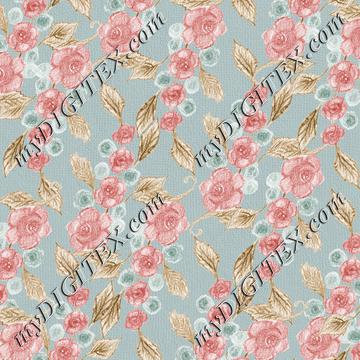 Crayon roses background