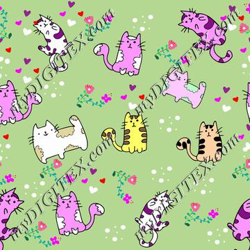 Cute cats pattern