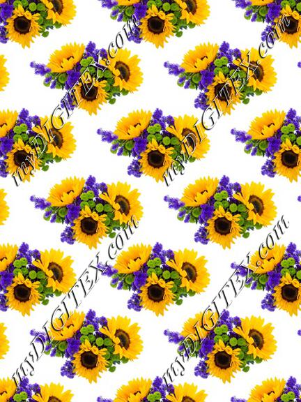 Sunflowers pattern