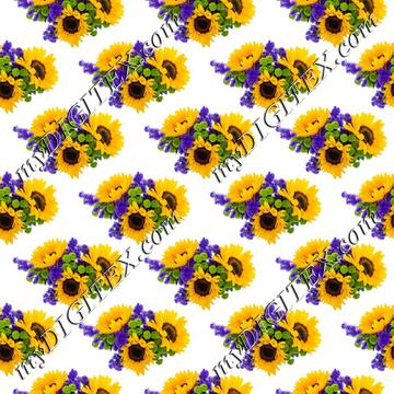 Sunflowers pattern