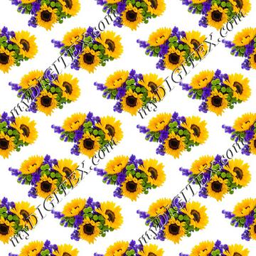 Sunflowers pattern