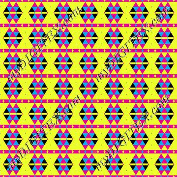 Triangles on a yellow background pattern