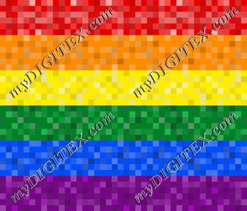 Pixelated Pride (horizontal)