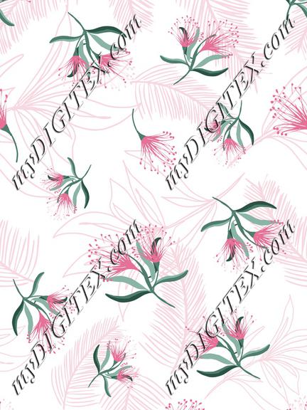 Summer tropics Fabric Print