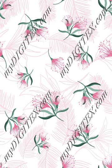 Summer tropics Fabric Print