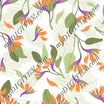 Tropical fashion print