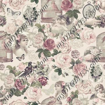 Nostalgic Kitsch Pattern