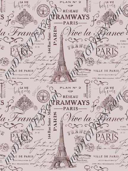 Vintage Paris Pattern