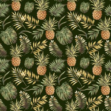 Aloha Pineapple Pattern