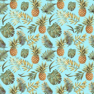 Aloha Pineapple Pattern