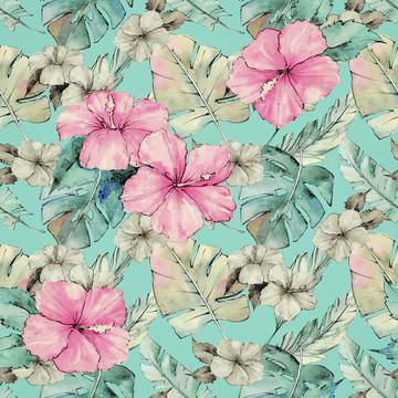 Pastel Exotic Flowers