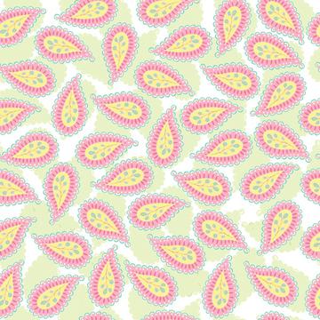 Pastel Paisley coord. green shadow-01
