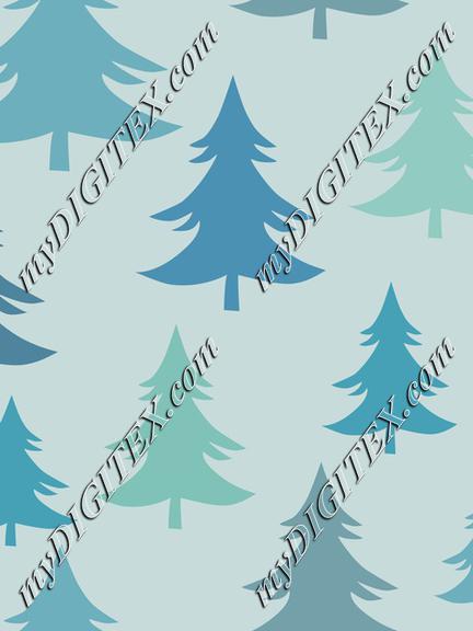 Christmas Trees Fir Trees Winter Forest