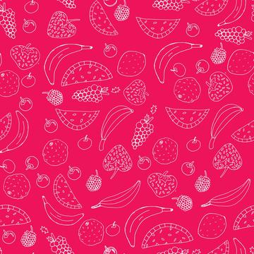 Fun Fruit in Pink