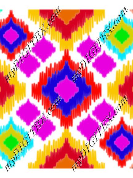 colorful ikkat pattern