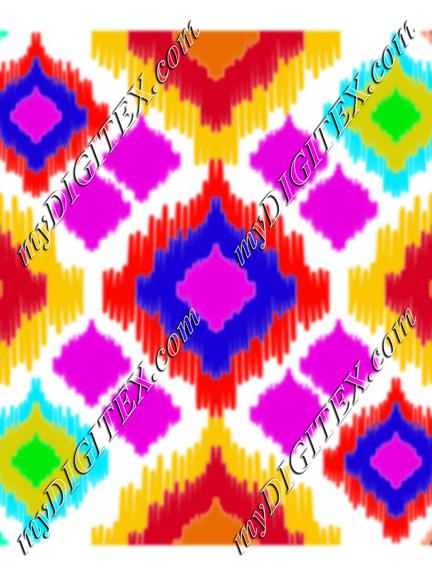 colorful ikkat pattern