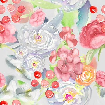 Watercolor floral