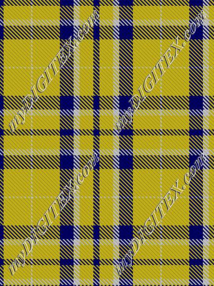 Blue & Gold Tartan