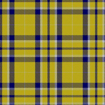 Blue & Gold Tartan
