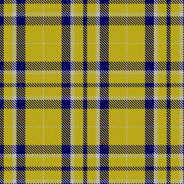 Blue & Gold Tartan