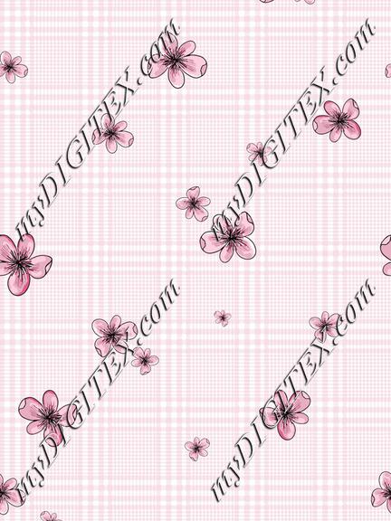 Pink-Floral-Plaid