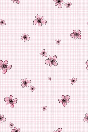 Pink-Floral-Plaid