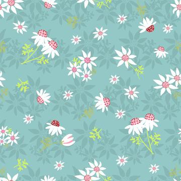 Flannel-Flowers-Green