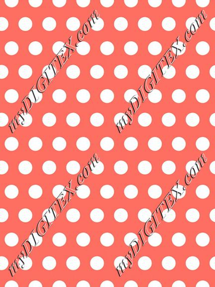 Living Coral Polkadots