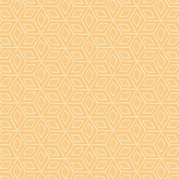 Endless stars in orange and white