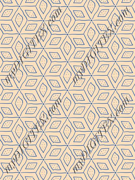Endless stars in peach and blue