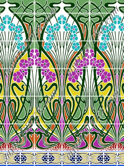 Art Nouveau Tile