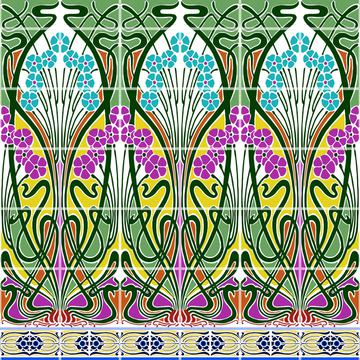 Art Nouveau Tile